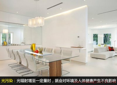 家居装修小经验：如何远离光污染
