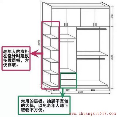 衣柜照这样来设计30年都不用换！