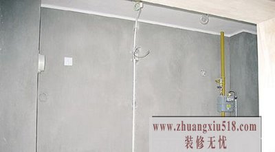 厨卫间强电走墙壁