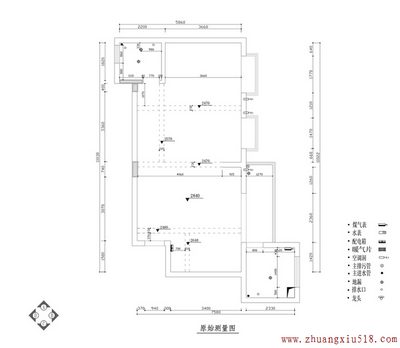 原始建筑测量图