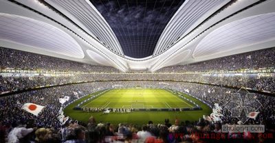 扎哈设计的2020奥林匹克体育场