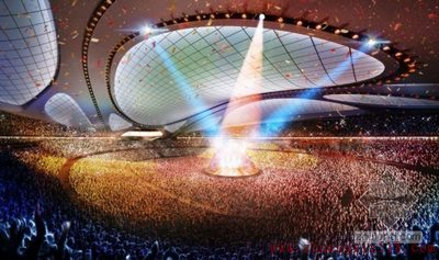 扎哈设计的2020奥林匹克体育场
