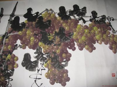 餐厅风水,葡萄画