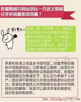 婚后买房与婚前买房的区别你造吗?一张图告诉你真想!