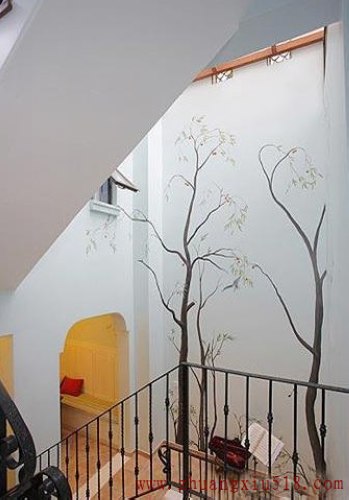 欧式客厅手绘效果图