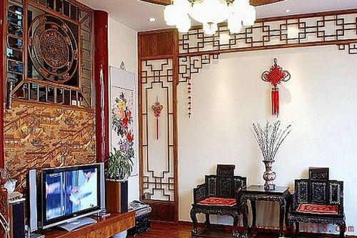 中式风格客厅效果图