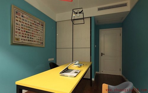 初见天秤小屋 126平美好蓝色三居 初见天秤小屋 126平美好蓝色三居