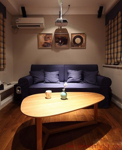 初见天秤小屋 126平美好蓝色三居 初见天秤小屋 126平美好蓝色三居