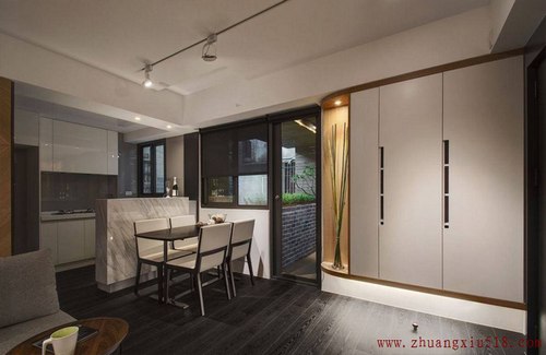 旧屋穿新衣,时尚混搭风吹入56㎡一居室
