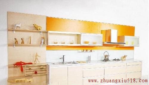 小户型整体橱柜 为三四平米厨房配橱柜