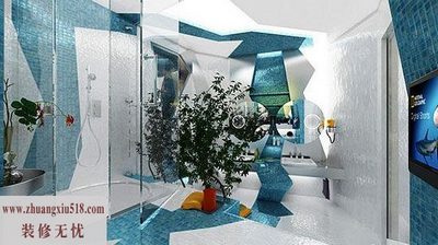 8款卫浴拼花设计 小巧马赛克挥洒激情