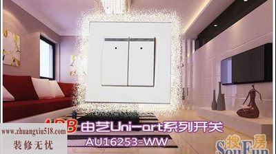 ABB由艺系列开关AU16253-WW评测
