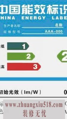 节能灯能效标识的识别知识