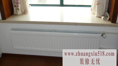 采暖明管安装实例