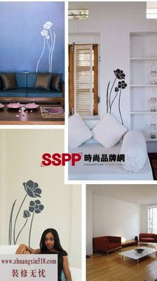 韩国mouche个性墙壁贴纸
