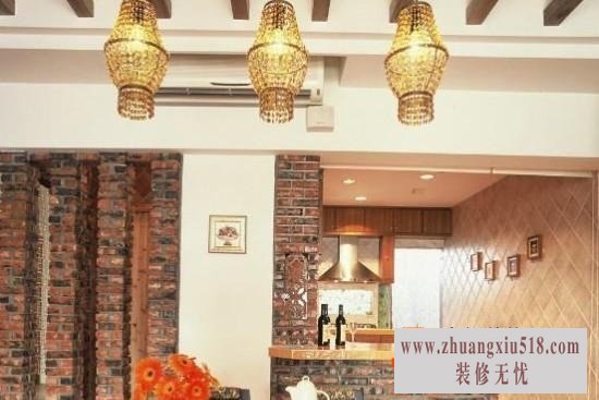 餐厅吧台装修效果图 美味的厨房生活