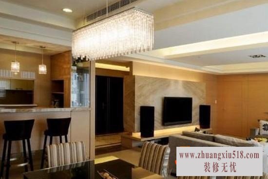 餐厅吧台装修效果图 美味的厨房生活