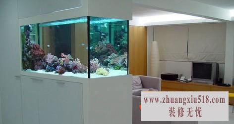 鱼缸玄关装修效果图 打造你的好风水家居