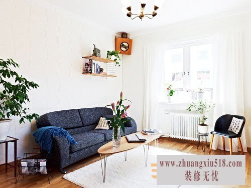 裸色宜家客厅装修效果图