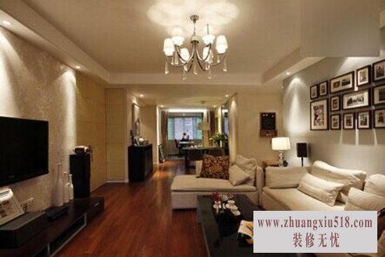 现代三室一厅装修效果图3