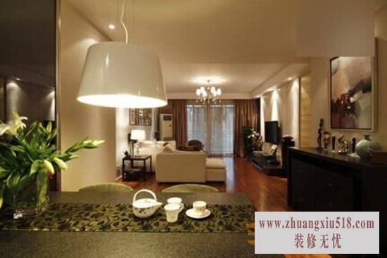 现代三室一厅装修效果图7