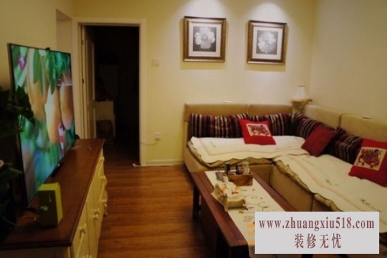 温馨的随行 混搭三室一厅装修效果图5