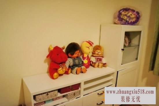 温馨的随行 混搭三室一厅装修效果图3