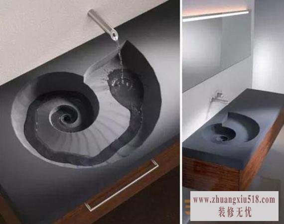 个性迷幻卫浴空间效果图