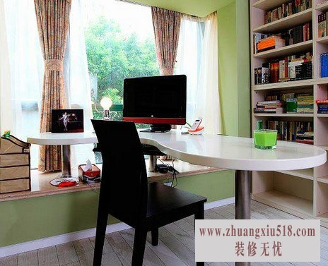 白色书桌设计图