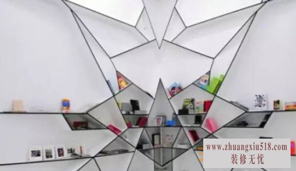 创意的书书房书架装修效果图