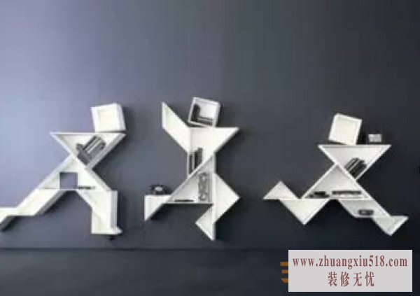 创意的书书房书架装修效果图