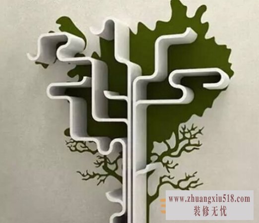 创意的书书房书架装修效果图