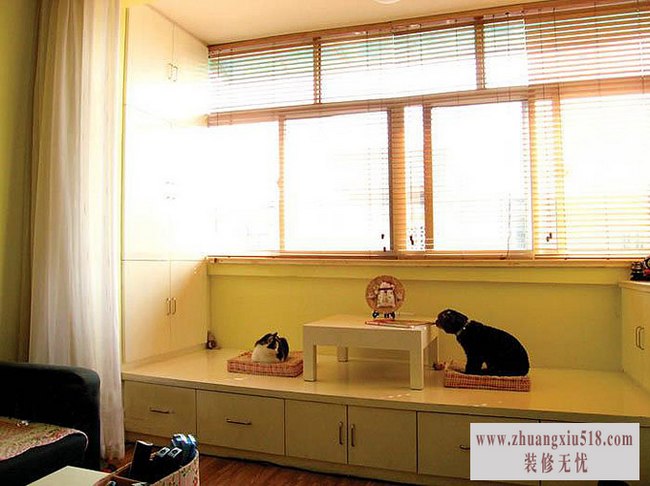 19款客厅飘窗设计效果图