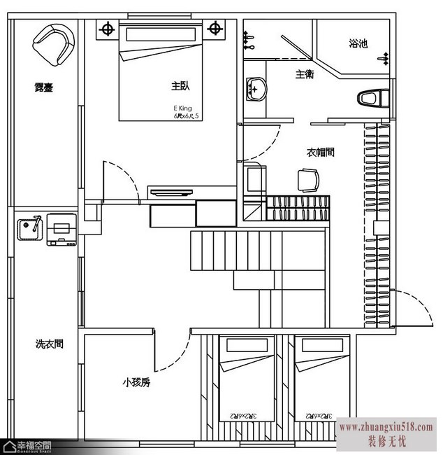 住在同个屋簷下 三世代完美宅 温馨,简约风格,别墅装修,