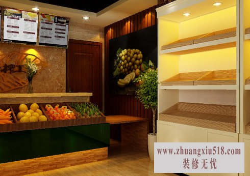 小型便利店陈列柜装修效果图