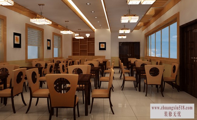 简约风格火锅店装修效果图
