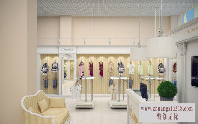 欧式风格童装店装修效果图