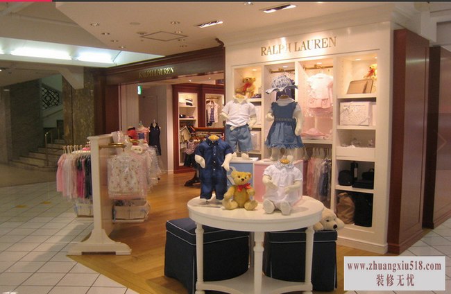 日式风格童装店装修效果图