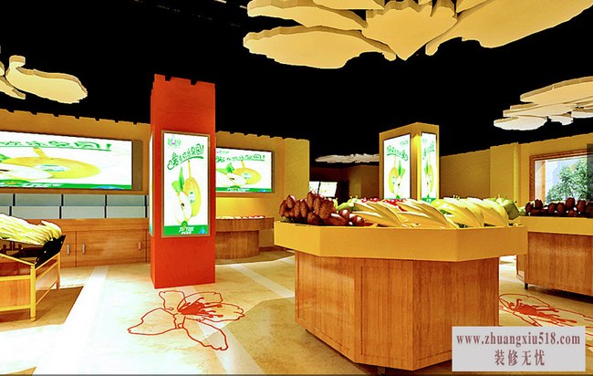 简约式水果店装修效果图9