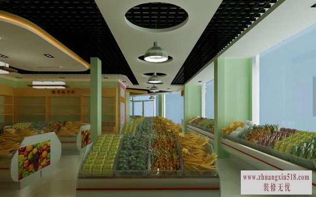 简约式水果店装修效果图10