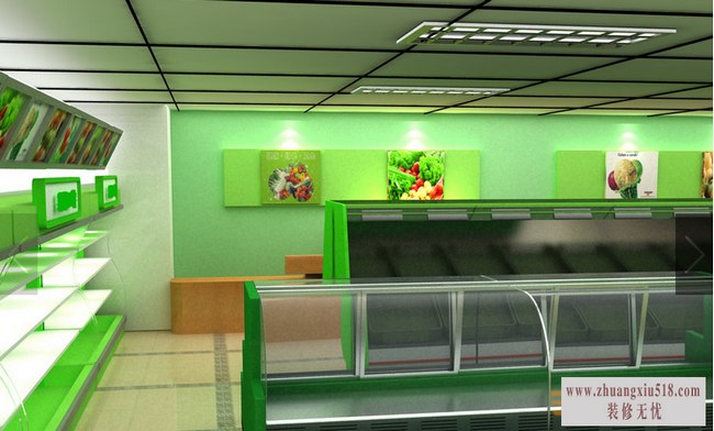 大气水果店装修效果图