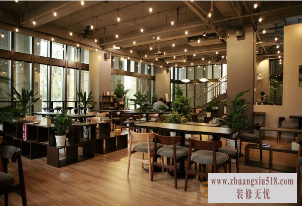简约风格特色小店咖啡厅装修效果图4