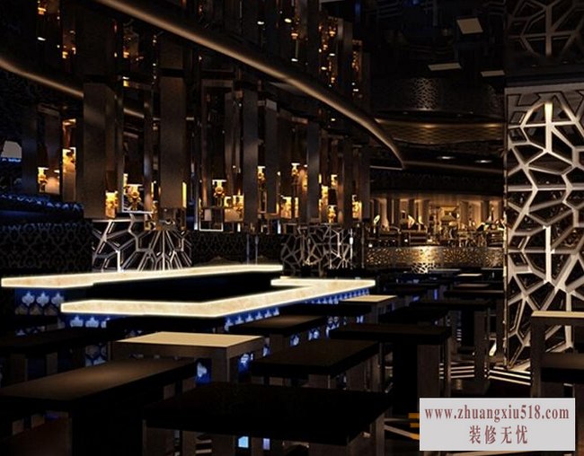 现代欧式复古酒吧装修效果图