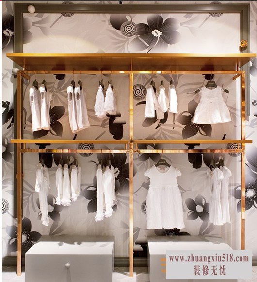 现代简约中式儿童服装店装修效果图