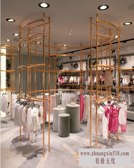 现代简约中式儿童服装店装修效果图