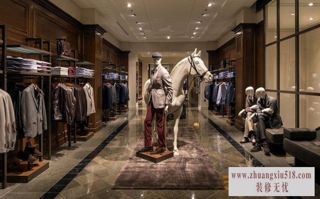简约男士服装店装修效果图5 简单有品味
