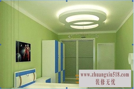 儿童房吊顶造型装修设计实例方案 给孩子一个快乐童年