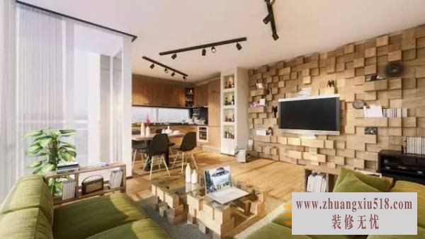 欧式纹理背景墙装修效果图