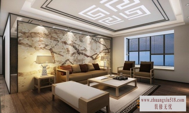 尊贵欧式奢华沙发背景墙效果图