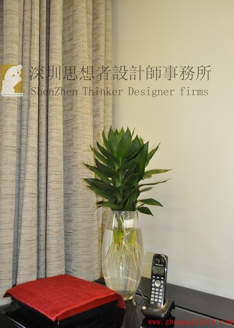 简约中式风格家居窗帘